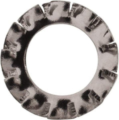 Value Collection - M6 Screw, 6.4mm ID, Stainless Steel External Tooth Lock Washer - 11mm OD, Uncoated, Grade 316 & Austenitic A4 - Industrial Tool & Supply