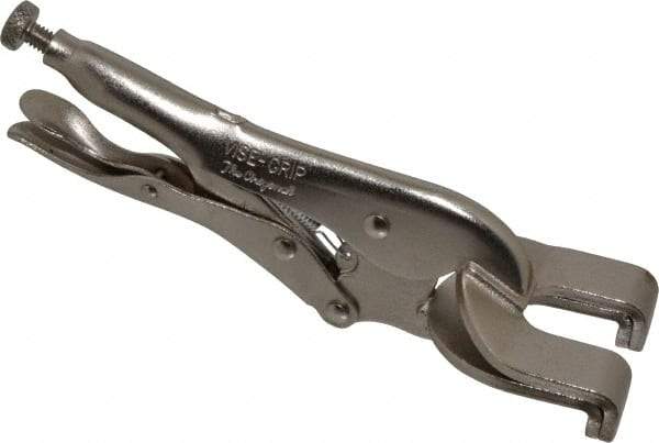 Irwin - 9" OAL Standard Jaw Panel Clamp Weld Locking Pliers - 3/8" Jaw Depth, 3/8" Jaw Opening - Industrial Tool & Supply