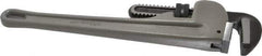 Value Collection - 14" Aluminum Straight Pipe Wrench - 2" Pipe Capacity - Industrial Tool & Supply