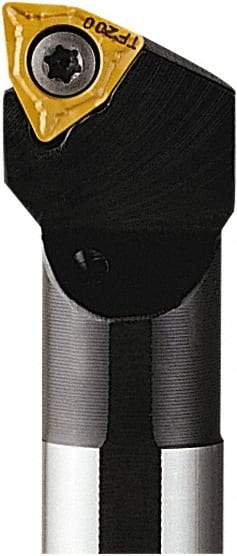 Seco - 25mm Min Bore Diam, 180mm OAL, 20mm Shank Diam, A-SWLC Indexable Boring Bar - 37mm Max Bore Depth, WCMT 06T3.. Insert, Screw Holding Method - Industrial Tool & Supply