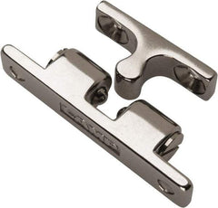 Sugatsune - 1.97" Long x 0.39" Wide x 0.63" High, Stainless Steel Tension Catch - Polished Stainless Steel Finish, 1.8(3.9) N/Lb Pull Force, 2.3(5) N/Lb Push Force, 1-3/16" Long Strike, 23/64" Wide Strike - Industrial Tool & Supply