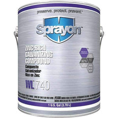 Sprayon - 1 Gal Zinc Cold Galvanizing Compound - Comes in Can - Industrial Tool & Supply