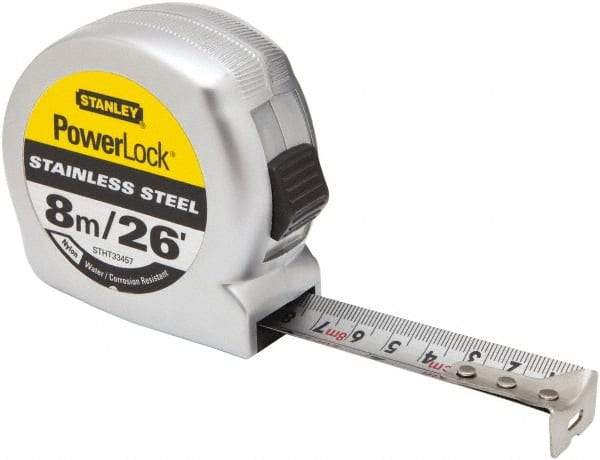 Stanley - 16' x 3/4" Tape Measure - 1/16" Graduation - Industrial Tool & Supply