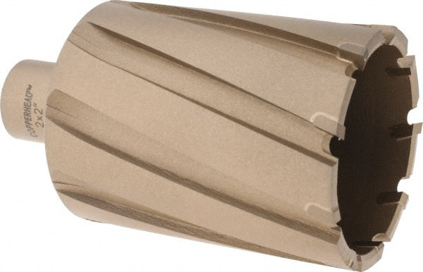 Hougen - 2" Diam x 2" Deep Carbide-Tipped Annular Cutter - Industrial Tool & Supply