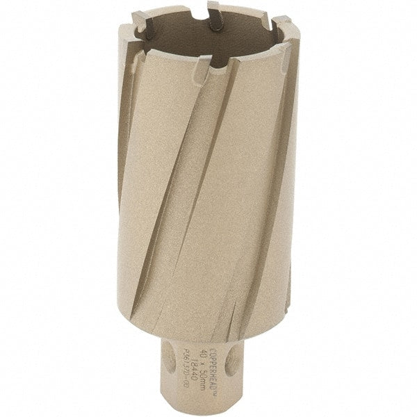 Hougen - 40mm Diam x 2" Deep Carbide-Tipped Annular Cutter - Industrial Tool & Supply