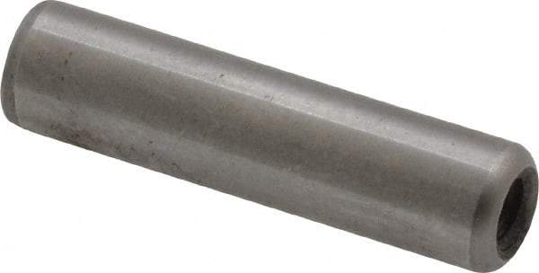 Gibraltar - 5/16" Diam x 1-1/4" Pin Length C-1215 Case Hardened Steel Pull Out Dowel Pin - 1 Beveled & 1 Threaded End - Industrial Tool & Supply