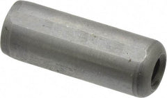 Gibraltar - 3/8" Diam x 1" Pin Length C-1215 Case Hardened Steel Pull Out Dowel Pin - 1 Beveled & 1 Threaded End - Industrial Tool & Supply