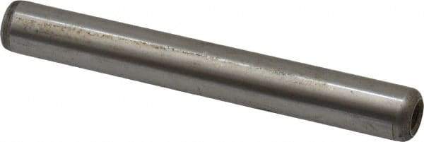 Gibraltar - 3/8" Diam x 3" Pin Length C-1215 Case Hardened Steel Pull Out Dowel Pin - 1 Beveled & 1 Threaded End - Industrial Tool & Supply