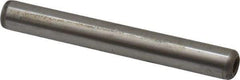 Gibraltar - 3/8" Diam x 3" Pin Length C-1215 Case Hardened Steel Pull Out Dowel Pin - 1 Beveled & 1 Threaded End - Industrial Tool & Supply
