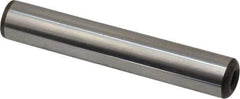 Gibraltar - 1/2" Diam x 3" Pin Length C-1215 Case Hardened Steel Pull Out Dowel Pin - 1 Beveled & 1 Threaded End - Industrial Tool & Supply