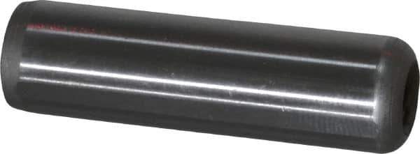 Gibraltar - 1/2" Diam x 1-3/4" Pin Length C-1215 Case Hardened Steel Pull Out Dowel Pin - 1 Beveled & 1 Threaded End - Industrial Tool & Supply