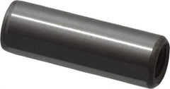 Gibraltar - 1/4" Diam x 3/4" Pin Length C-1215 Case Hardened Steel Pull Out Dowel Pin - 1 Beveled & 1 Threaded End - Industrial Tool & Supply