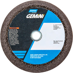 ‎5″ / 3-3/4″ × 2″ × 5/8″-11-Gemini Snagging Wheel Type 11-Flaring Cup 16 Grit Aluminum Oxide - Industrial Tool & Supply