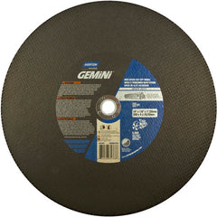 14″ × 1/8″ × 1″ Ductile HD High Speed Cut-Off Wheel Type 01 Straight 24 Grit - Industrial Tool & Supply