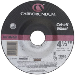 ‎9″ × 1/4″ × 5/8″-11 T270 Carbo White A24 Grit Depressed Center Wheel - Industrial Tool & Supply
