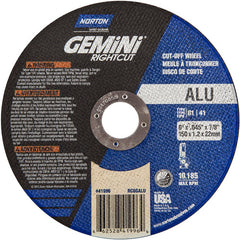 6″ × 0.045″ × 7/8″ Right Angle Cut-Off Wheel Gemini RightCut ALU 36 Grit - Industrial Tool & Supply