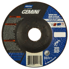 ‎4-1/2″ × 1/4″ × 7/8″ Gemini Non-Woven Depressed Center Wheel Type 27 30 Grit - Industrial Tool & Supply