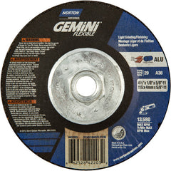 ‎4-1/2″ × 1/8″ × 5/8″-11 Charger Non-Woven Depressed Center Wheel Ty 29 36 Grit - Industrial Tool & Supply