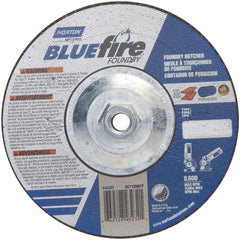 7″ × 1/8″ × 5/8″ BlueFire Non-Woven Depressed Center Wheel Type 27 Zirconia Alumina / Aluminum Oxide - Industrial Tool & Supply