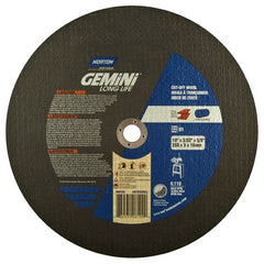 10″ × 0.09375″ × 5/8″ Gemini Stationary Saw Cut-Off Wheel Aluminum Oxide - Industrial Tool & Supply