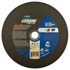 10″ × 7/64″ × 1″ Gemini Chopsaw Type 01 Straight Cut-Off Wheel Aluminum Oxide - Industrial Tool & Supply