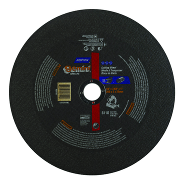 20 x 5/32 x 1" - Long Life - Gemini Resin Bond Reinforced Cut-Off Wheel - Industrial Tool & Supply