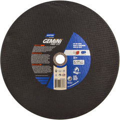 14″ × 3/32″ × 1″ Gemini Chopsaw Cut-Off Wheel Aluminum Oxide - Industrial Tool & Supply