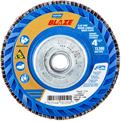 ‎4-1/2″ × 1/4″ × 5/8″ SG Blaze R980P Flap Disc Type 27 Flat 80 Grit - Industrial Tool & Supply