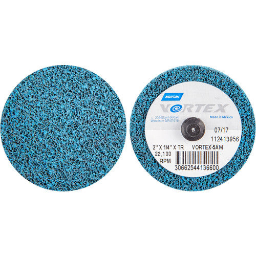 2″ × 1/4″ Vortex Unified Wheel 5AM Type TR/lll Aluminum Oxide - Industrial Tool & Supply