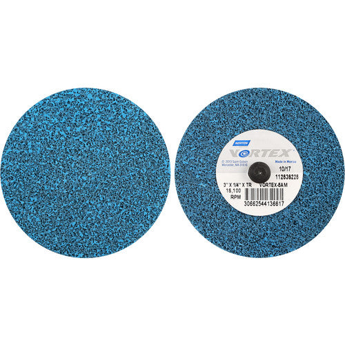 3″ × 1/4″ Vortex Unified Wheel 5AM Type TR/lll Aluminum Oxide - Industrial Tool & Supply