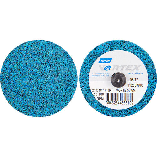 2″ × 1/4″ Vortex Unified Wheel 7AM Type TR/lll Aluminum Oxide - Industrial Tool & Supply