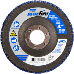 ‎4-1/2 × 7/8″ BlueFire Fiberglass Conical Flap Disc Type 29 P40 Grit R884P Zirconia Alumina - Industrial Tool & Supply
