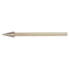 13/32″ 3/16″ - Electroplated CBN Mandrel-100 Grit-26 Included Angle - Industrial Tool & Supply