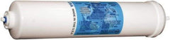 Aquaverve - 2-1/2" OD, 1µ, Mesh Multifilament Polyester Universal Drinking Water Carbon Block Cartridge Filter - 12" Long, Reduces Chlorine, Tastes, Odors, VOCs & Cysts - Industrial Tool & Supply