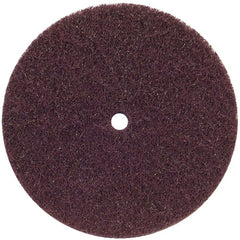 6 × 1/2″ Bear-Tex High Strength Non-Woven Arbor Hole Disc Aluminum Oxide Medium Grit - Industrial Tool & Supply