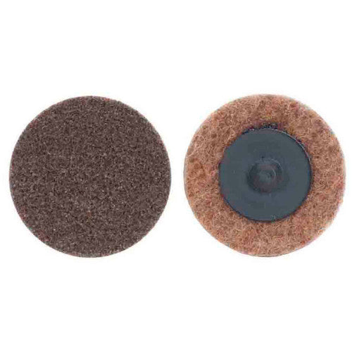 4″ STE VS Non Woven Quick Change Disc Type TR/III 80 Grit Coarse Aluminum Oxide - Industrial Tool & Supply