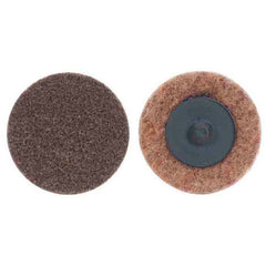 4″ STE VS Non Woven Quick Change Disc Type TR/III 80 Grit Coarse Aluminum Oxide - Industrial Tool & Supply