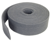 4'' x 30 ft. - Gray - Silicon Carbide Very Fine Grit - Bear-Tex Clean & Blend Roll - Industrial Tool & Supply