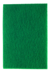 3-1/4 x 6-1/4 x 3/4" - Green/Yellow; Scour-N-Sponge Pad; Aluminum Oxide; Very Fine - Industrial Tool & Supply