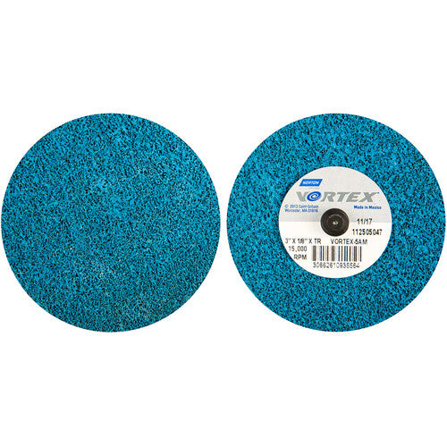 3″ × 1/8″ Vortex Unified Wheel 5AM Type TR/lll Aluminum Oxide - Industrial Tool & Supply