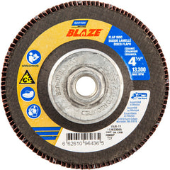 ‎4-1/2″ × 1/4″ × 5/8″-11 SG Blaze R980P Flap Disc Type 27 Flat 80 Grit - Industrial Tool & Supply
