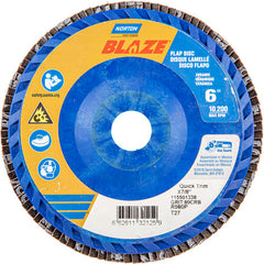 6″ × 7/8″ 40 Grit Type 27 Blaze Flap Disc - Industrial Tool & Supply