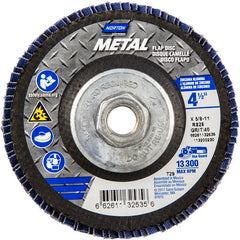 ‎4-1/2″ × 5/8″-11 40 Grit Type 29 Flap Disc - Industrial Tool & Supply