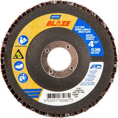 ‎4-1/2 × 7/8″ Blaze Fiberglass Conical Flap Disc Type 29 40 Grit R980P Premium Ceramic Alumina - Industrial Tool & Supply