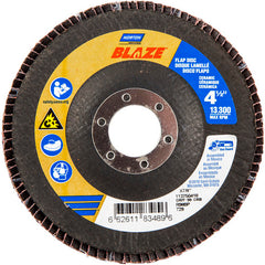 ‎4-1/2″ × 1/4″ × 7/8″ SG Blaze R980P Flap Disc Type 29 Conical 80 Grit - Industrial Tool & Supply
