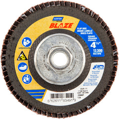 ‎4-1/2 × 5/8 - 11″ Blaze Fiberglass Conical Flap Disc Type 29 40 Grit R980P Premium Ceramic Alumina - Industrial Tool & Supply