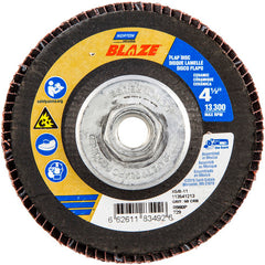‎4-1/2 × 5/8 - 11″ Blaze Fiberglass Conical Flap Disc Type 29 60 Grit R980P Premium Ceramic Alumina - Industrial Tool & Supply