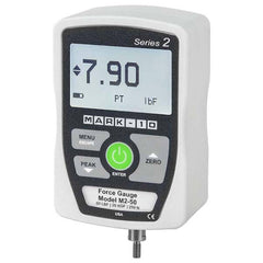 Mark-10 - Digital Tension & Compression Force Gages Capacity (lbf): 50.00 Capacity (N): 250.00 - Industrial Tool & Supply