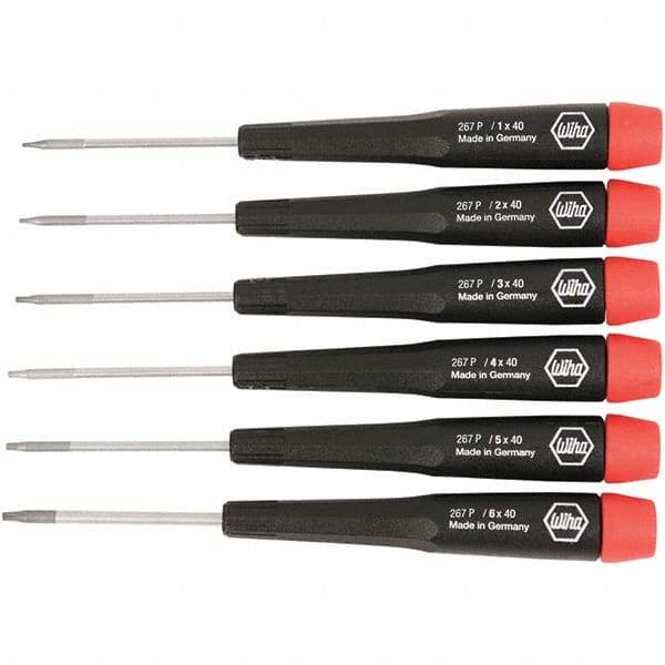 Wiha - 6 Piece Pentalobe Screwdriver Set - Industrial Tool & Supply