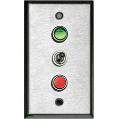TAPCO - Galvanized Traffic Sign Light Switch - Silver - Industrial Tool & Supply